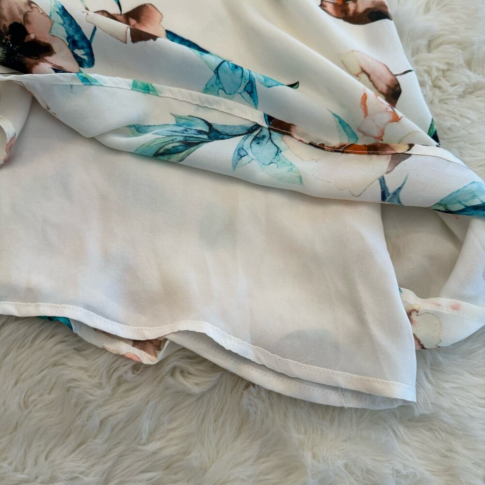 Stone Cold Fox Ivory Cosmo Romee Silk Cutout Dress 4 Boho - Picture 6 of 14